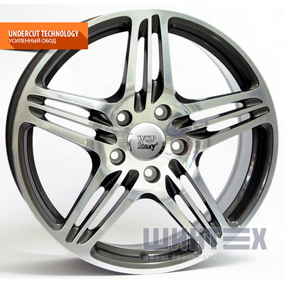 WSP Italy Porsche (W1050) Philadelphia 8.5x20 5x130 ET47 DIA71.6 AP